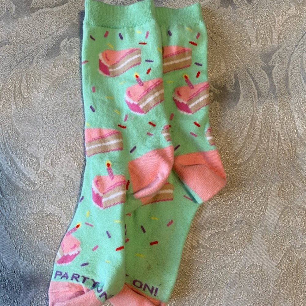 Party on Birthday Socks